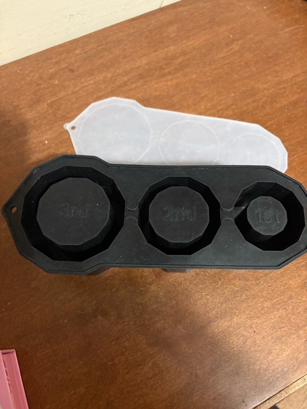 Silicone Measuring Mold Tray - Black